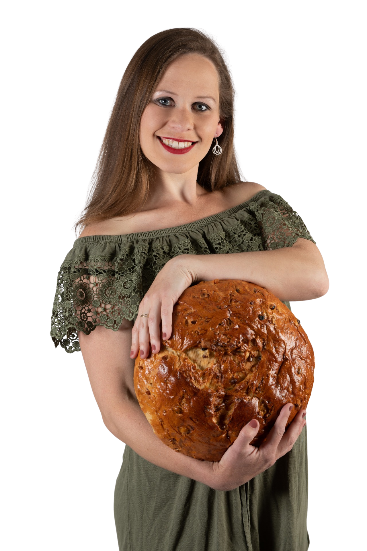 Od mala se mi smáli kvůli příjmení. Tak jsem se se jmenovcem mazancem nechala sebeironicky vyfotit:-)